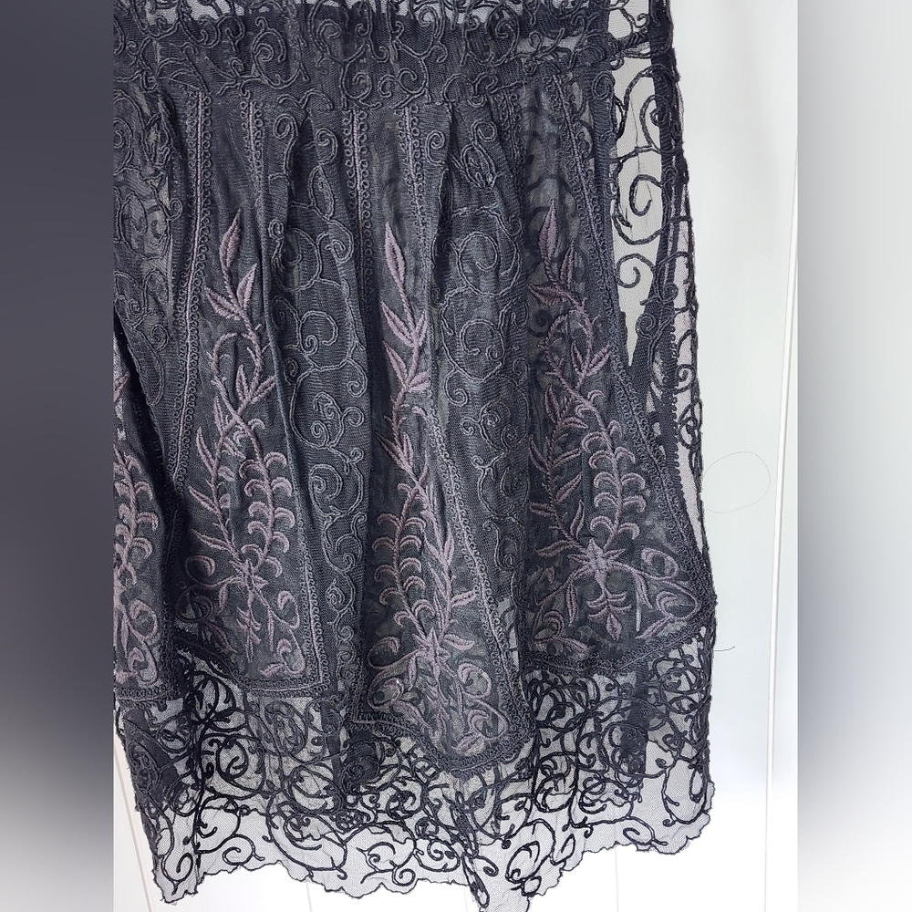 Anthropologie Yoana Baraschi Lace V-Neck Dress EUC - Picture 6 of 9